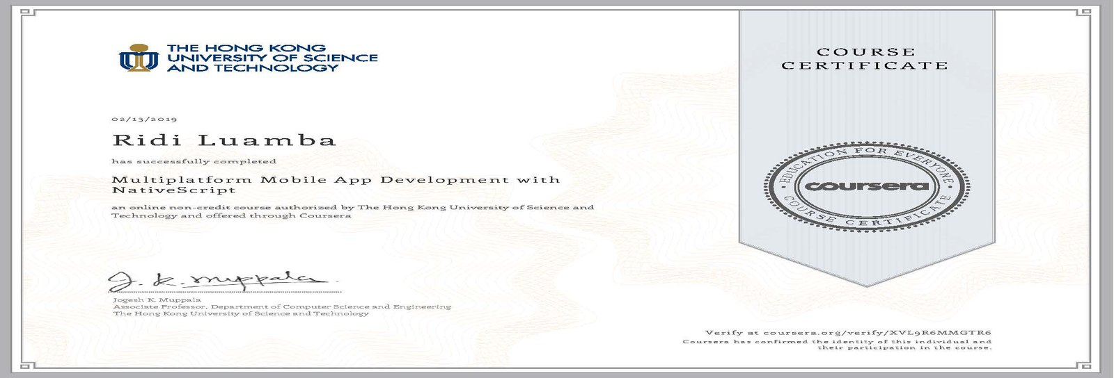 First slide